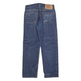 LEVI'S 501 Mens Blue Regular Straight Denim Stone Wash W31 L26 Classic Jeans
