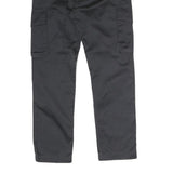 DICKIES Mens Cotton Regular Black Cargo Trousers W26 L26 Workwear Pockets Zip