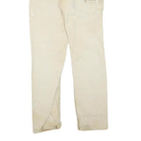 CARHARTT Mens Cotton Blend Beige Regular Fit Straight Leg Trousers W32 L34