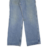 BEN DAVIS Mens Blue Regular Fit Straight Leg Denim Jeans W28 L32 Workwear