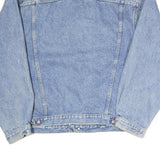 CALVIN KLEIN Mens Blue Denim Jacket Button L Cotton Blend Classic Style