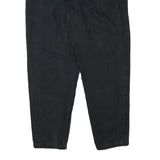 TEDDYS Mens Relaxed Black Cotton Blend Denim Jeans W33 L29 Casual Zip Closure