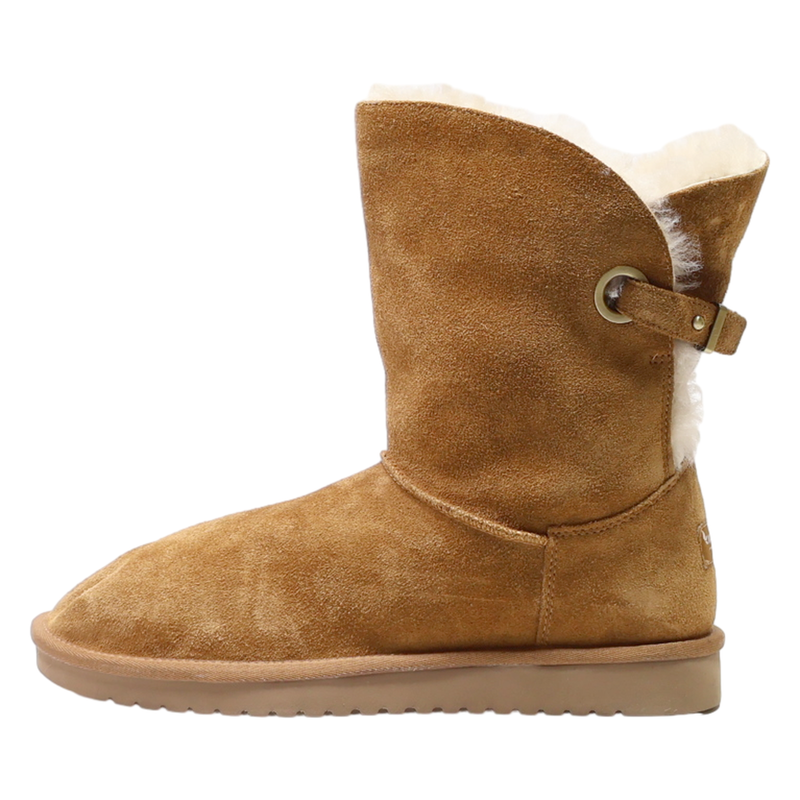 KOOLABURRA Snow Boots Brown Synthetic Womens UK 9