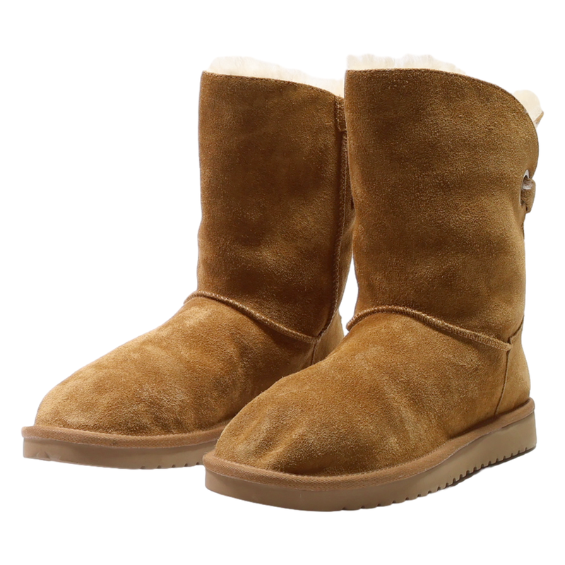 KOOLABURRA Snow Boots Brown Synthetic Womens UK 9