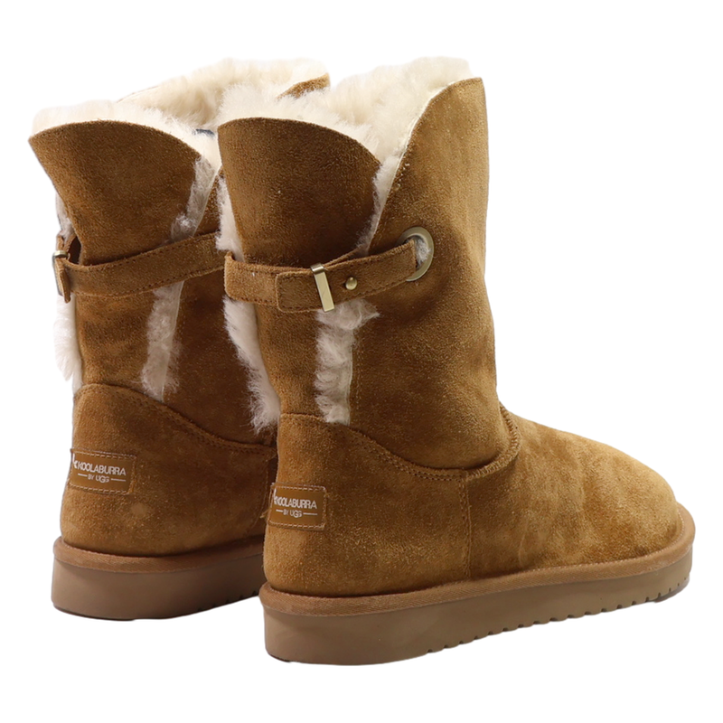 KOOLABURRA Snow Boots Brown Synthetic Womens UK 9