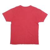 EXS Mens Red Graphic T-Shirt M Short Sleeve Crew Neck Cotton Blend Casual