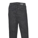 LEVI'S 710 Super Skinny Womens Jeans Black Slim Skinny Denim Raw W26 L30