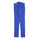 POLO RALPH LAUREN Womens Jeans Blue Slim Skinny Denim Woven W26 L32 Stylish Zip