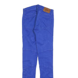 POLO RALPH LAUREN Womens Jeans Blue Slim Skinny Denim Woven W26 L32 Stylish Zip