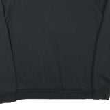 PUMA Mens Black Cotton Blend Crew Neck Sweatshirt M Logo Print Casual