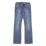 TIN HAUL Womens Slim Blue Denim Slim Jeans W28 L33 Stylish Stretch Cotton