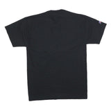 RUSSELL ATHLETIC Mens Black Ironbirds Graphic T-Shirt M Short Sleeve Crew Neck