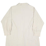 Womens Beige Cotton Plain Button Jacket UK 18 Regular Fit Classic Style