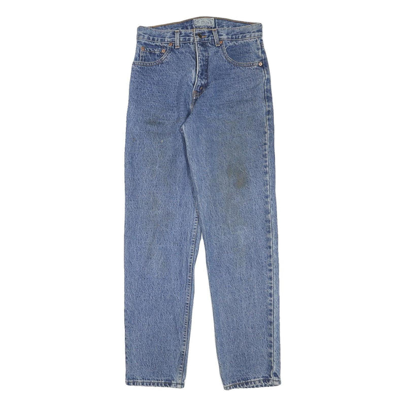 LEVI'S Mens Regular Fit Blue Denim Jeans W28 L30 Classic Zip Cotton Blend