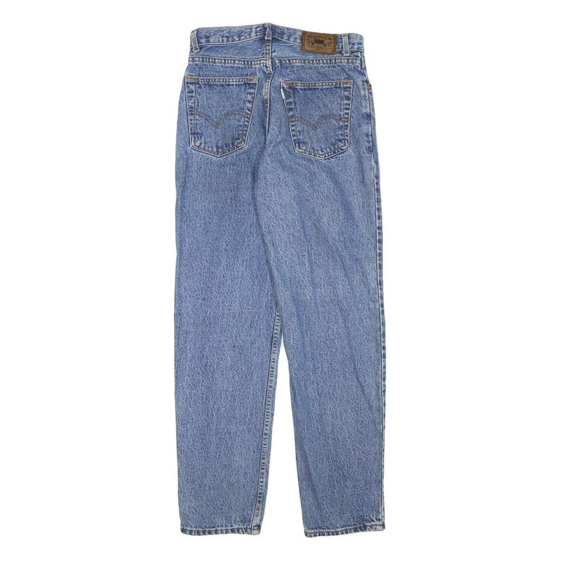 LEVI'S Mens Regular Fit Blue Denim Jeans W28 L30 Classic Zip Cotton Blend