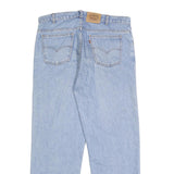 LEVI'S Mens Blue Relaxed Straight Denim Medium W36 L30 Classic Cotton Zip Jeans