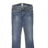 TRUE RELIGION Womens Jeans Blue Regular Skinny Denim Medium W26 L31 Zip