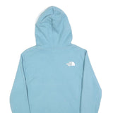 THE NORTH FACE Womens Blue Pullover Hoodie S Cotton Logo Sweatshirt