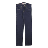 LEVI'S 512 TAPERED Girls Jeans Blue Slim Tapered Denim Raw W28 L28
