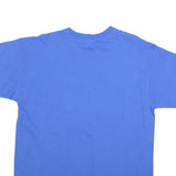 Mens Blue Greyhounds Football Graphic T-Shirt L Short Sleeve Crew Neck Cotton