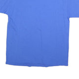 Mens Blue Greyhounds Football Graphic T-Shirt L Short Sleeve Crew Neck Cotton