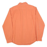 POLO RALPH LAUREN Mens Orange Classic Button Shirt XL Cotton Blend Casual