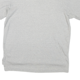 POLO RALPH LAUREN Mens Light Grey Short Sleeve Plain L Cotton Blend Polo Shirt