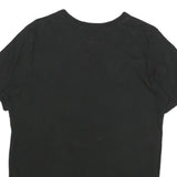 PUMA Mens Black Cotton Graphic T-Shirt S Short Sleeve Crew Neck Logo Print