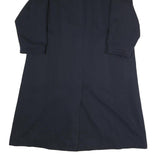 H&M Womens Navy Blue Jacket M Polyester Blend Classic Button Closure Outerwear