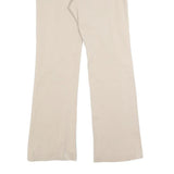 YES OR NO Womens Beige Slim Trousers W28 L28 Zip Closure Stylish Waist Detail