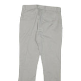 ALL SAINTS Womens Cotton Blend Slim Beige Trousers W28 L28 Zip Casual