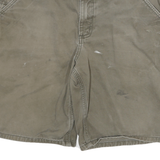 CARHARTT Mens Shorts Beige Casual Cotton Blend L W32 Durable Workwear