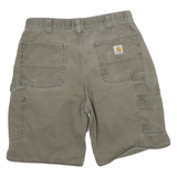 CARHARTT Mens Shorts Beige Casual Cotton Blend L W32 Durable Workwear