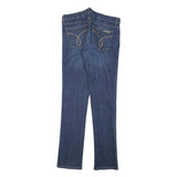 CALVIN KLEIN JEANS Womens Blue Slim Skinny Denim Medium W30 L32 Cotton Blend Zip