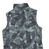 THE NORTH FACE Womens Grey & Black Quilted Gilet S Polyester Blend Outdoor Zip