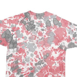 NIKE Mens Red & Grey Tie Dye Graphic T-Shirt L Short Sleeve Crew Neck Casual