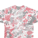 NIKE Mens Red & Grey Tie Dye Graphic T-Shirt L Short Sleeve Crew Neck Casual