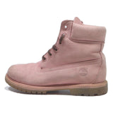 TIMBERLAND Womens Pink Lace-Up Leather Boots UK 7 Casual Outdoor
