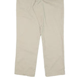 DICKIES Mens Cotton Blend Beige Regular Fit Straight Trousers W32 L30 Casual