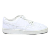 NIKE Court Vision Low Mens Leather White UK 7.5 Classic Streetwear Trainers