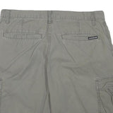 CALVIN KLEIN JEANS Mens Shorts Grey Cargo L W33 Casual Cotton Blend