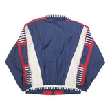 RIVER EDGE SPORT Womens Blue White & Red Windbreaker Jacket XL Nylon Casual
