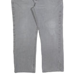 CARHARTT Mens Jeans Grey Relaxed Straight Denim Medium W36 L27 Workwear Zip