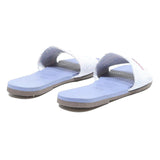 HAVAIANAS Slide Womens Sandals White Blue Synthetic UK 3 Summer Beach Wear
