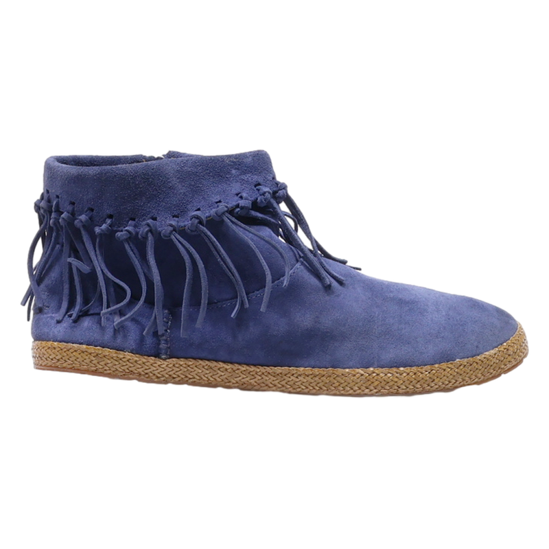 UGG Chukka Boots Blue Leather Womens UK 9.5