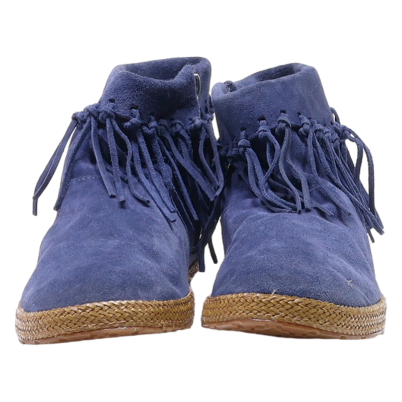 UGG Chukka Boots Blue Leather Womens UK 9.5