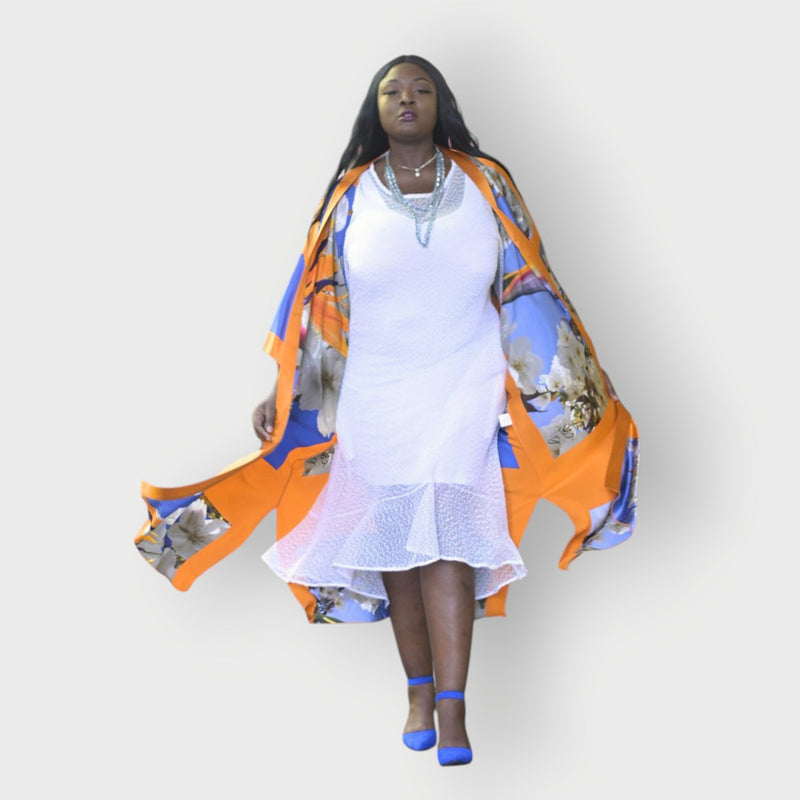 Aphrodite White Holiday Resort Midi Dress