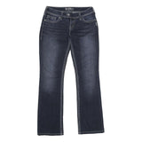 SILVER JEANS CO Womens Classic Blue Denim Medium W28 L33 Zip Pockets