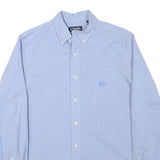 TOMMY HILFIGER Mens Blue Shirt S Button-Down Collar Cotton Blend Casual