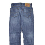 LEVI'S Mens Blue Regular Straight Denim Medium W30 L32 Classic Fit Jeans